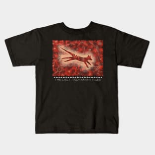 Tasmanian Tiger Cave Art Shirt Kids T-Shirt